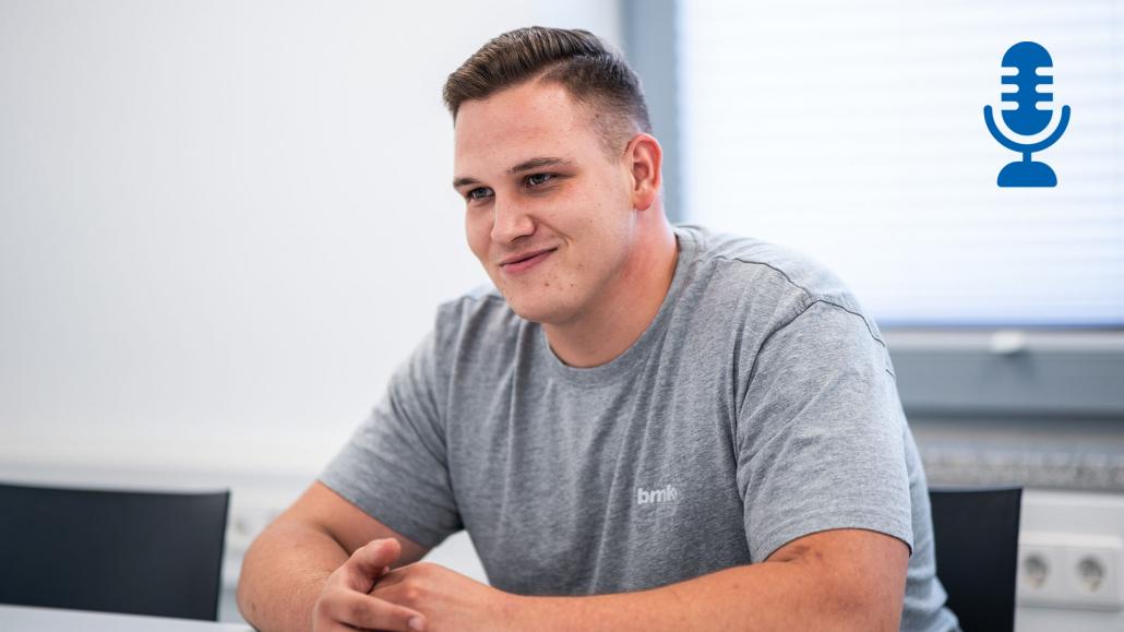 In die Arbeitswelt zurückgekämpft Leon im Interview bmk Gruppe